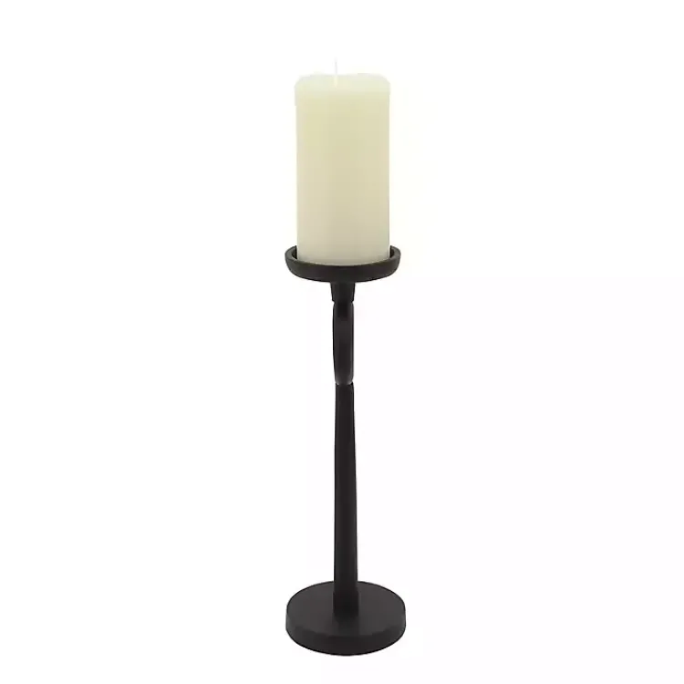 Candle Holders>Kirklands Home Open Circle Taper Candle Holder, 13 in. Black