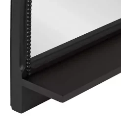 Kirklands Home Black Ornate Arch Wall Mirror with Shelf New
