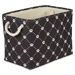 Baskets & Boxes>Kirklands Home Paw Trellis Rectangle Basket, 16 in. Black
