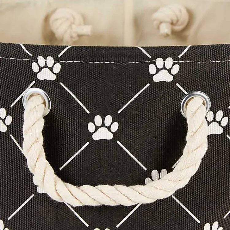 Baskets & Boxes>Kirklands Home Paw Trellis Rectangle Basket, 16 in. Black