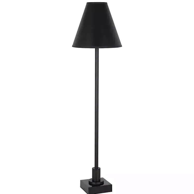 Kirklands Home Pillar Buffet Lamps, Set of 2 Black Clearance