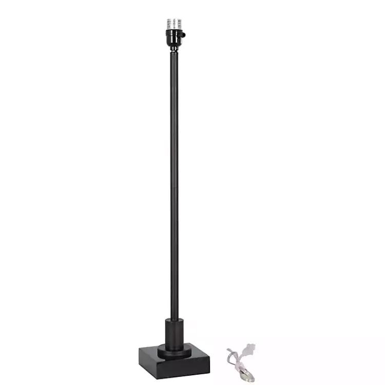 Kirklands Home Pillar Buffet Lamps, Set of 2 Black Clearance