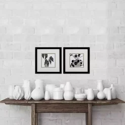 Kirklands Home Black Plantling II Framed Art Prints, Set of 2 Clearance