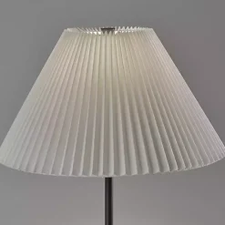 Kirklands Home Pleated Empire Shade Jeremy Floor Lamp Black Best
