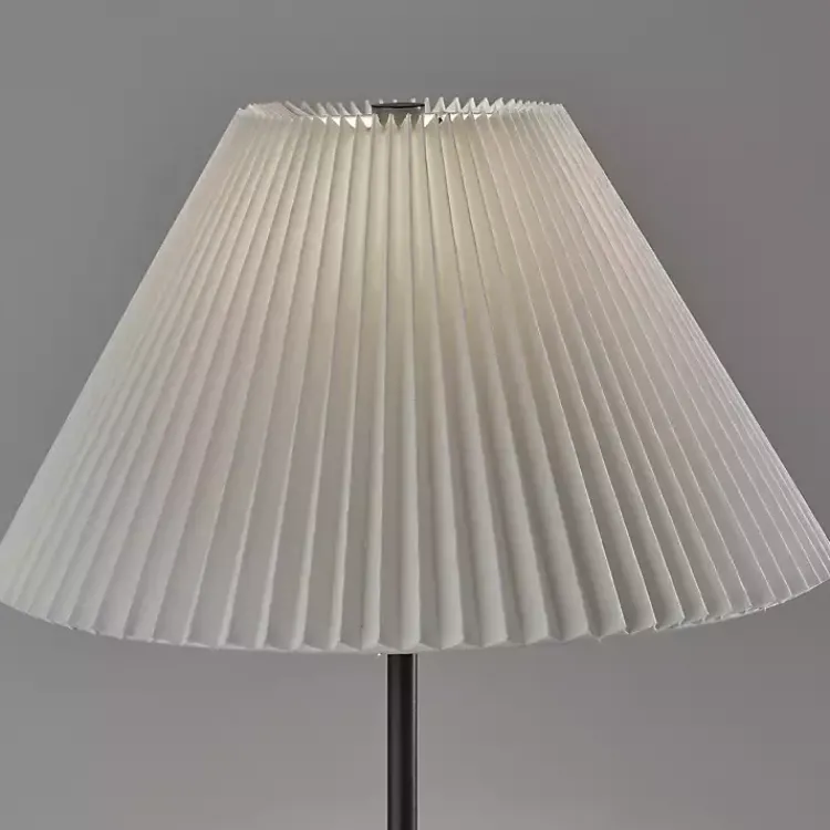 Kirklands Home Pleated Empire Shade Jeremy Floor Lamp Black Best