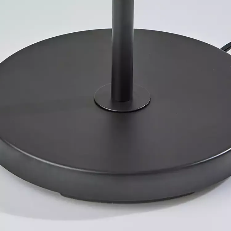 Kirklands Home Pleated Shade Floor Lamp Black Clearance