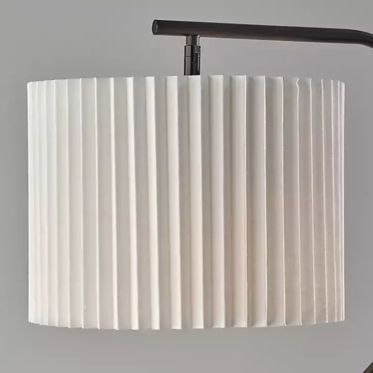 Kirklands Home Pleated Shade Floor Lamp Black Clearance