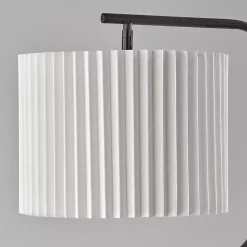 Kirklands Home Pleated Shade Floor Lamp Black Clearance