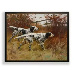 Kirklands Home Black Pointer Dogs Framed Art Print Hot