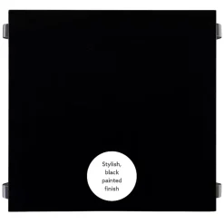 Kirklands Home Prismatic Wood Accent Table Black New