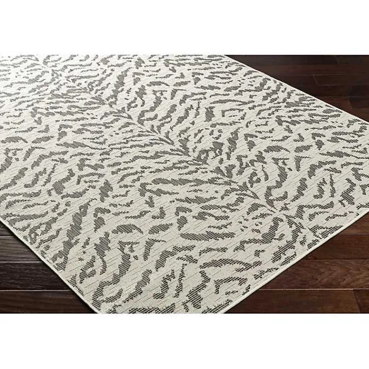 Kirklands Home Black Ravello Outdoor Rug, 6x9 Best