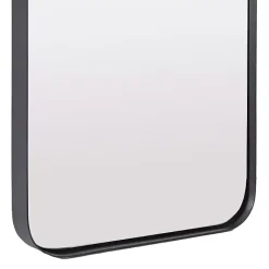 Kirklands Home Rectangle Beveled Wall Mirror Black New