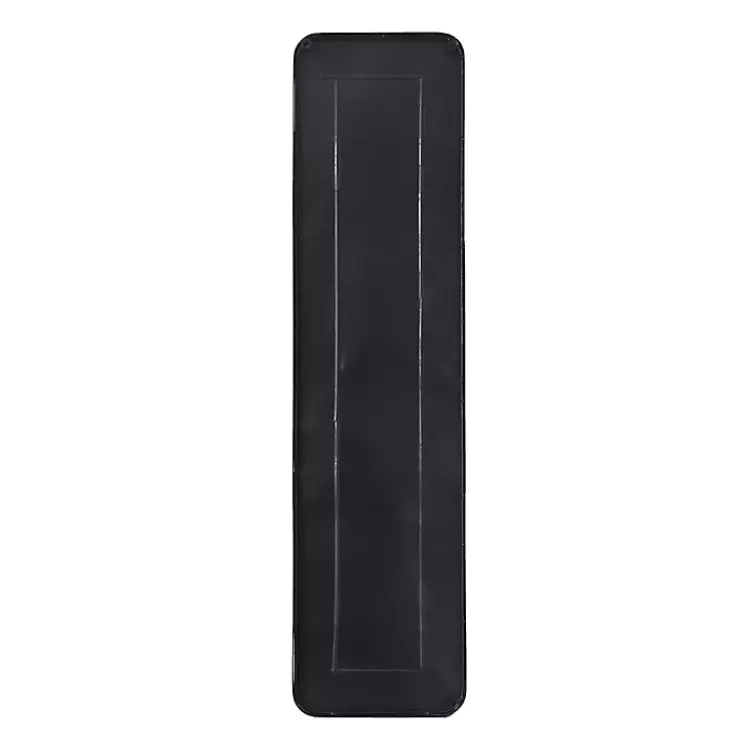 Kirklands Home Rectangle Beveled Wall Mirror Black New