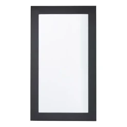 Kirklands Home Black Rectangular Wood Wall Mirror, 24x42 in. Online