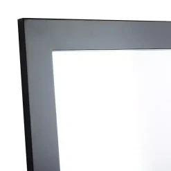 Kirklands Home Black Rectangular Wood Wall Mirror, 24x42 in. Online