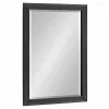 Kirklands Home Black Reyna Rectangle Wall Mirror Hot