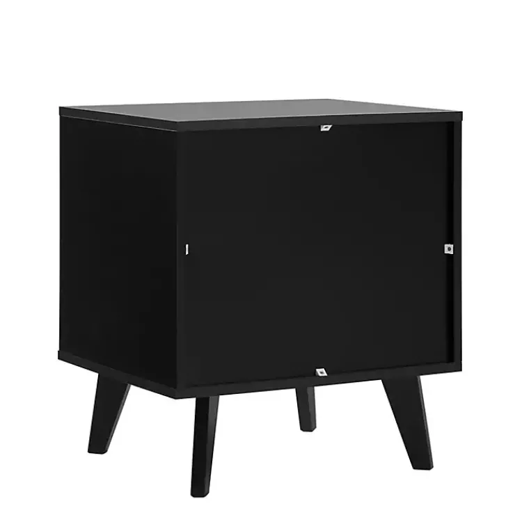 Kirklands Home Riviera Single Drawer Nightstand Black Sale