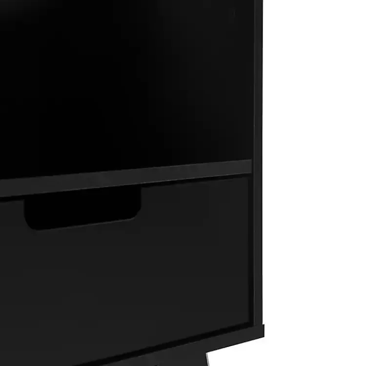 Kirklands Home Riviera Single Drawer Nightstand Black Sale
