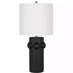 Kirklands Home Black Robust Table Lamps, Set of 2 White Clearance