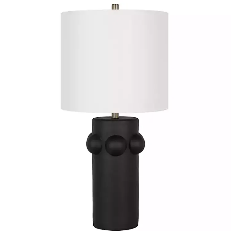 Kirklands Home Black Robust Table Lamps, Set of 2 White Clearance