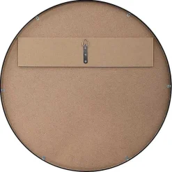 Kirklands Home Round Simple Frame Medium Wall Mirror Black Discount