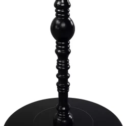 Kirklands Home Santel Spindle Accent Table Black