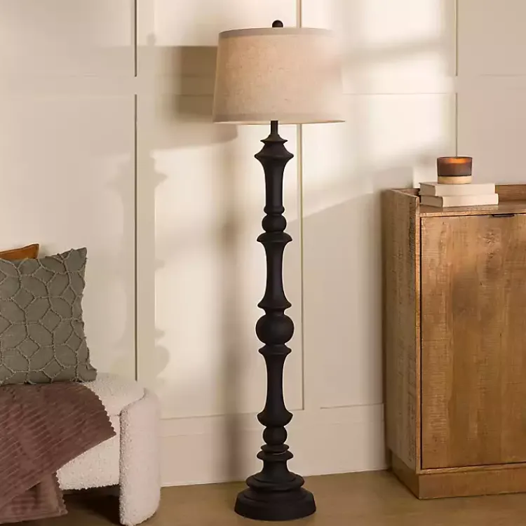 Kirklands Home Savannah Floor Lamp Black Outlet