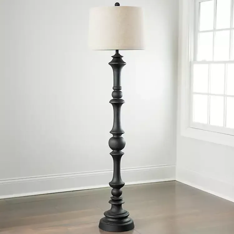 Kirklands Home Savannah Floor Lamp Black Outlet