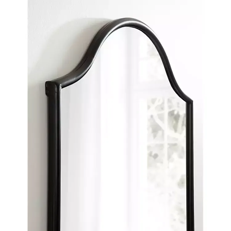 Kirklands Home Scalloped Arch Fellows Wall Mirror Black Discount