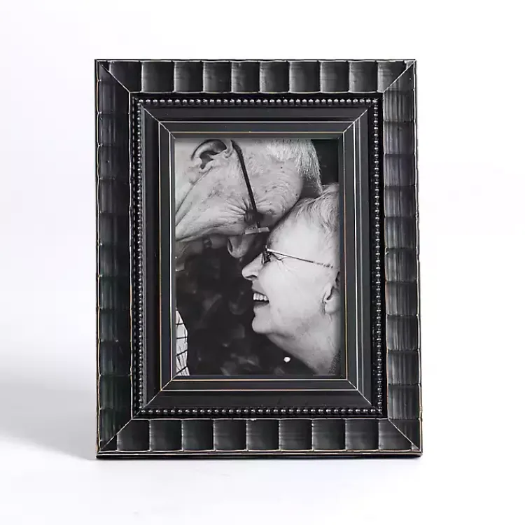 Picture Frames>Kirklands Home Scalloped Edge Picture Frame Black