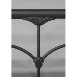 Kirklands Home Scalloped Metal Josie King Headboard Black Clearance