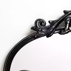 Kirklands Home Black Scrolled Metal Overlay Wall Mirror Sale