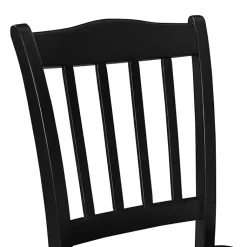 Kirklands Home Shaker Wood Dining Chairs, Set of 2 Black
