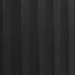 Kirklands Home Slatted Sliding Door Sideboard Black Clearance