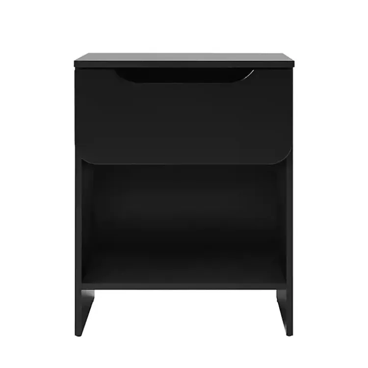 Kirklands Home Stanley Single Drawer Nightstand Black Online
