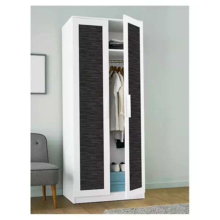 Kirklands Home Textured Grassweave Peel & Stick Wallpaper Black Hot