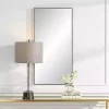 Kirklands Home Black Thin Frame Rectangle Wall Mirror Sale