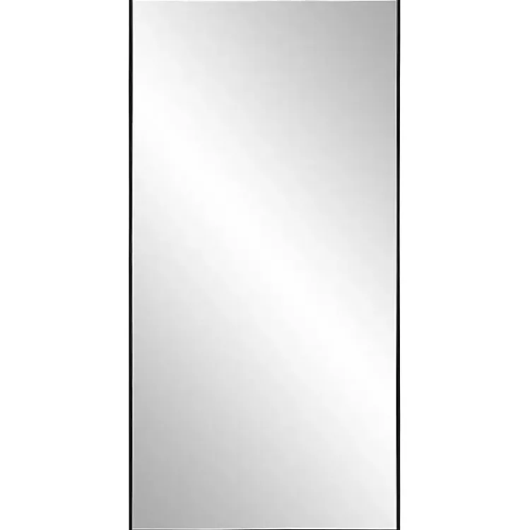 Kirklands Home Black Thin Frame Rectangle Wall Mirror Sale