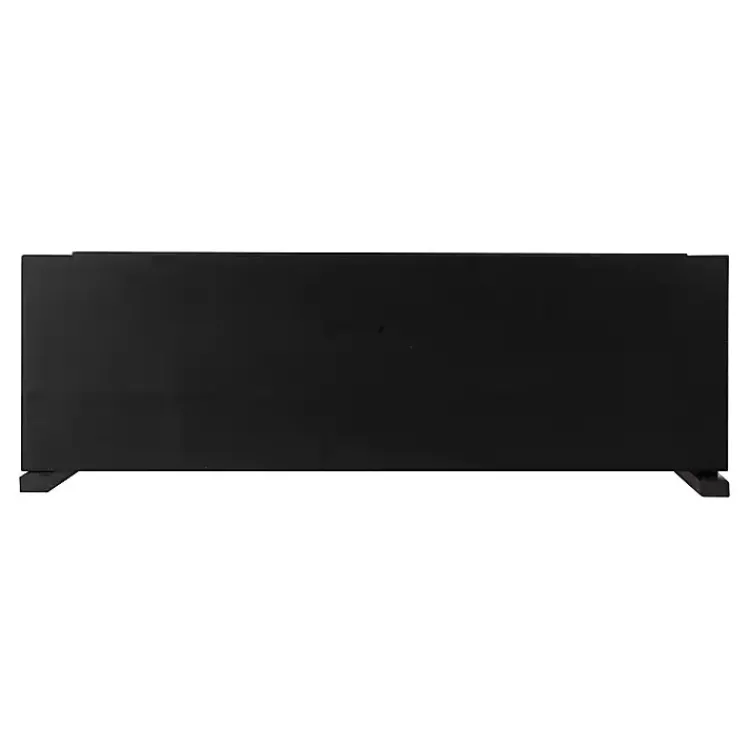 Kirklands Home Traditional Two-Tiered Wall Shelf Black Clearance