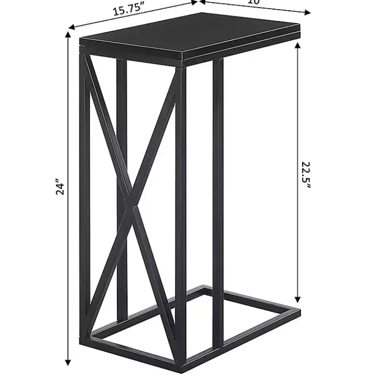 Kirklands Home Tucson C-Table Black Clearance