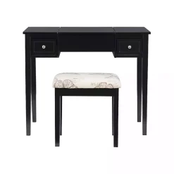 Kirklands Home Virginia Butterfly 2-pc. Vanity Set Black