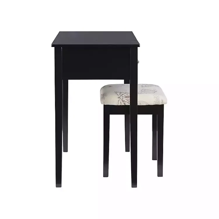 Kirklands Home Virginia Butterfly 2-pc. Vanity Set Black