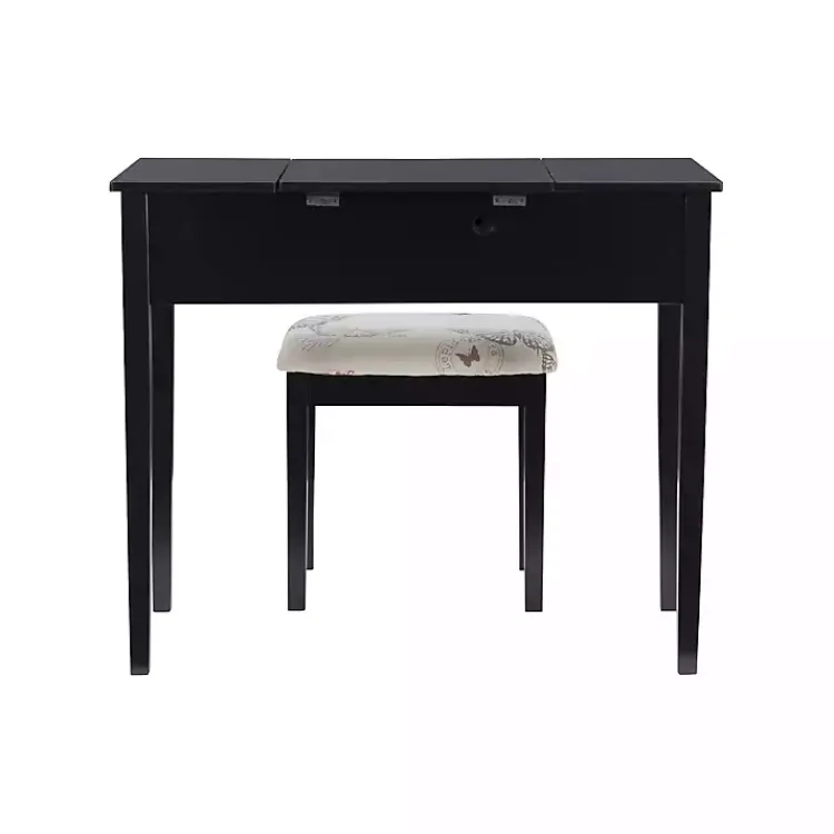 Kirklands Home Virginia Butterfly 2-pc. Vanity Set Black