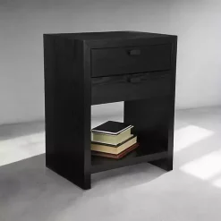 Kirklands Home Vivara 2-Drawer Nightstand Black Sale