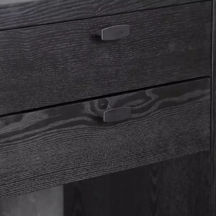 Kirklands Home Vivara 2-Drawer Nightstand Black Sale