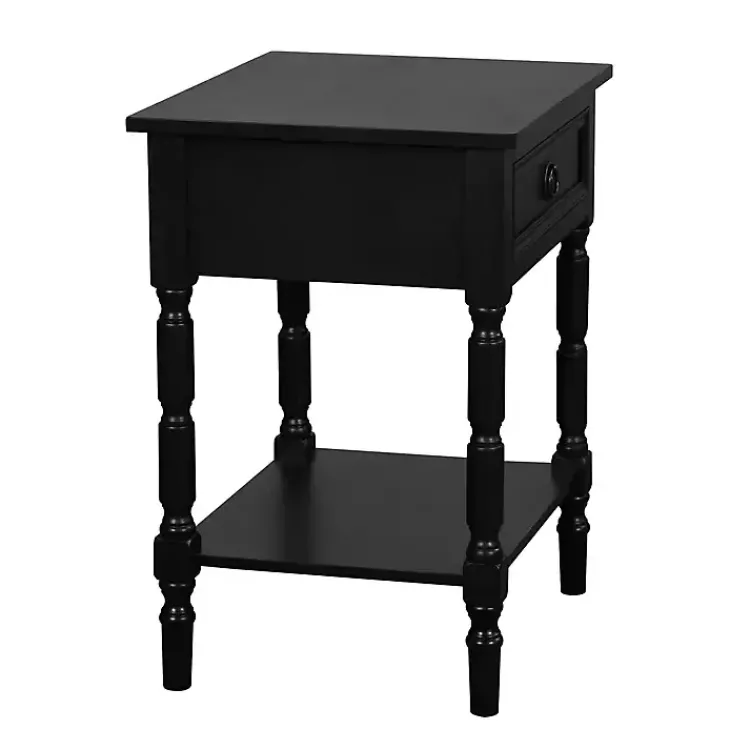 Kirklands Home Wood Barrett Accent Table Black Online