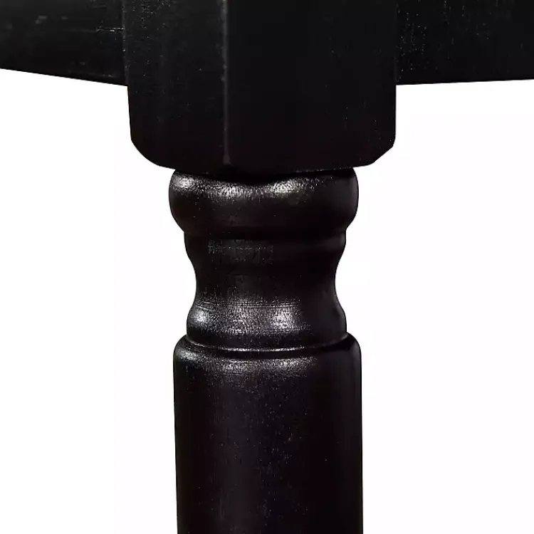 Kirklands Home Wood 2-Drawer Barrett Console Table Black Clearance