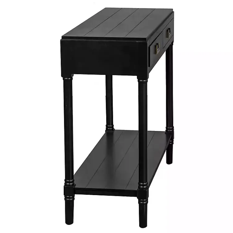 Kirklands Home Wood 2-Drawer Layla Console Table Black Discount