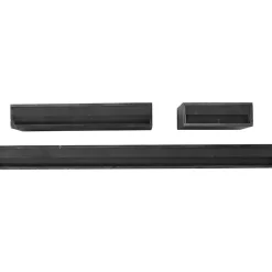Kirklands Home Wood Floating Shelves, Set of 3 Black New