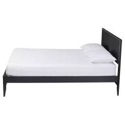 Kirklands Home Wood Fluted Headboard Primrose King Bed Black Hot